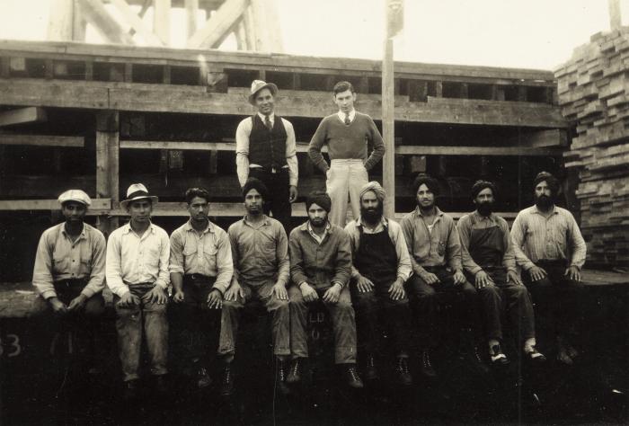 Lumber mill workers
